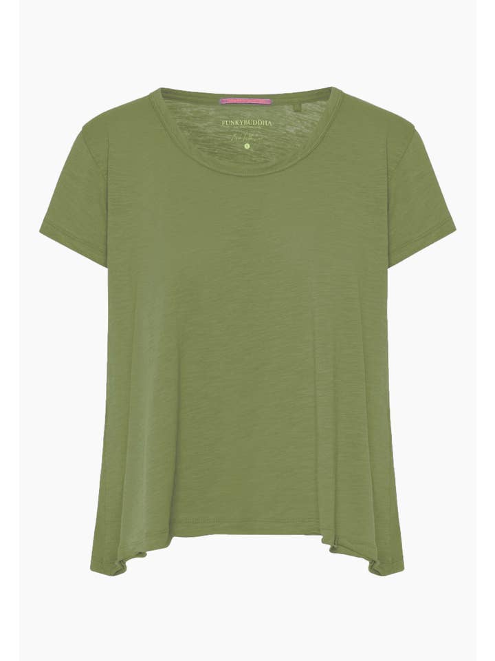 Funky Buddha - Wholesale T-Shirt - Women's - Ladies Basic T-Shirt - (FBL011-111-04)3