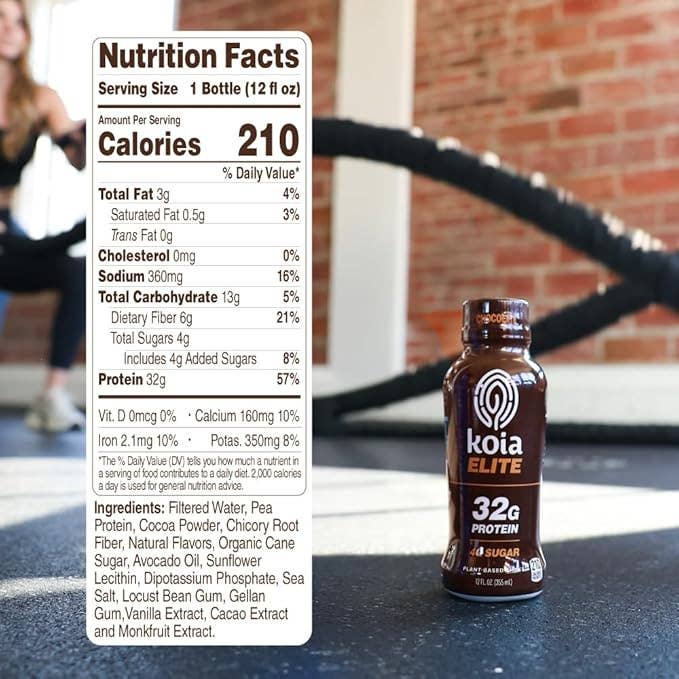 Koia - Wholesale Protein/Superfood Powder - Elite Chocolate - 12pk Shelf Stable 2