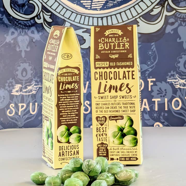 Charles Butler - Vendita all'ingrosso Dolci ricoperti di cioccolato - Charles Butler Cioccolato e lime 190g