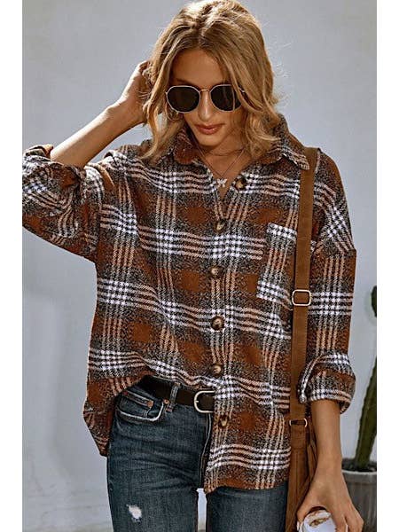 Miss Sparkling - Vente Veste-chemise – femme - Flanelle