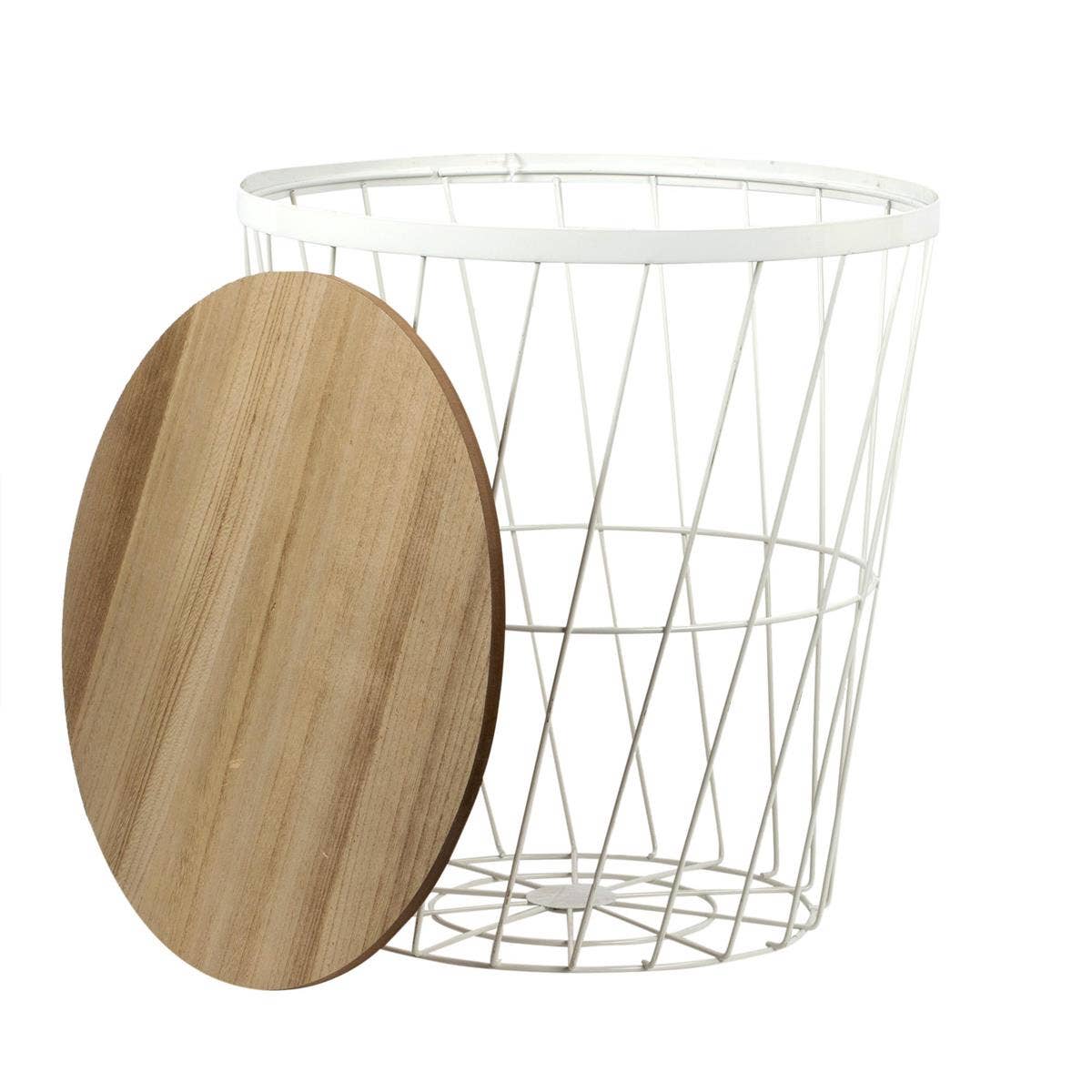 Truu Design - Wholesale Side Table - Truu Design Wire Side Table, 15"D x 16"H, three colors5