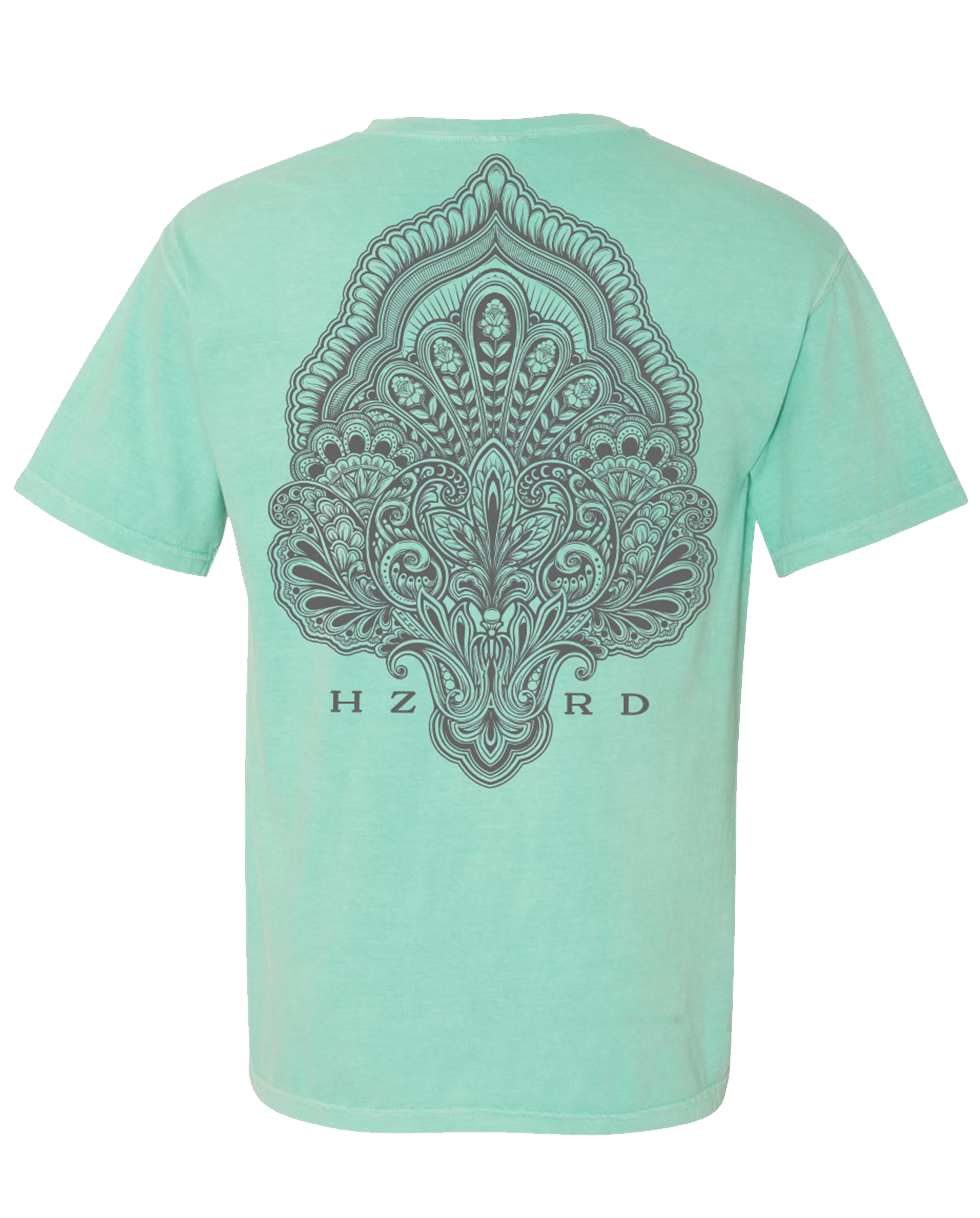 Half Hazard Press - Wholesale Screen Printed T-Shirt - Unisex - Mint Julep | F L W R1