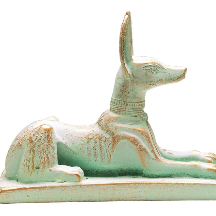 Anubis Statue Reclining Patina - 3" - Egyptian God and other Purchase Wholesale anubis. Free Returns & Net 60 Terms on Faire trending on Faire.
