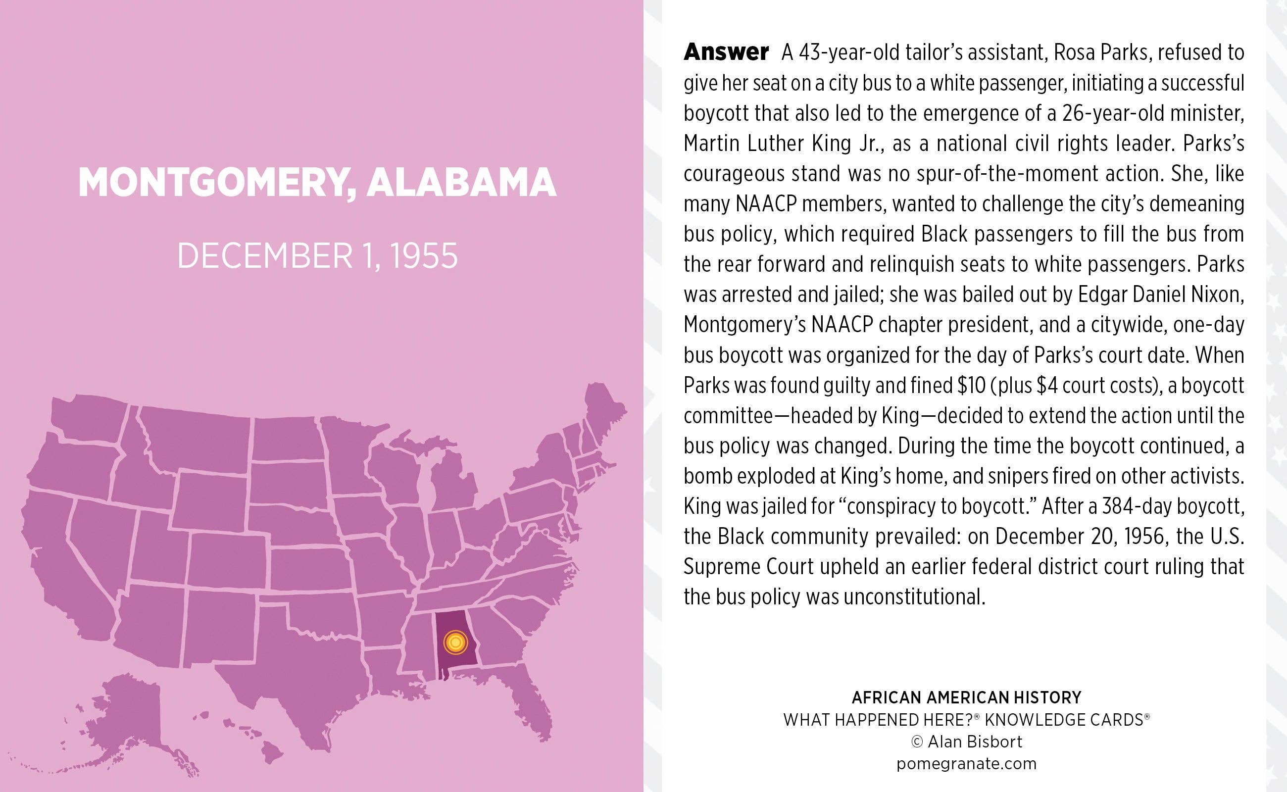 Pomegranate - Wholesale Card Game - What Happened Here? African American History Knowledge Cards2