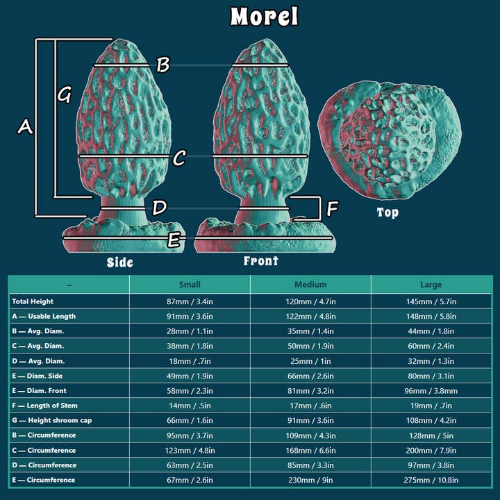 Something Squishy Toys – Engroshandel Sexlegetøj – Silikone Morel Mushroom Plug - Naturlig farve2