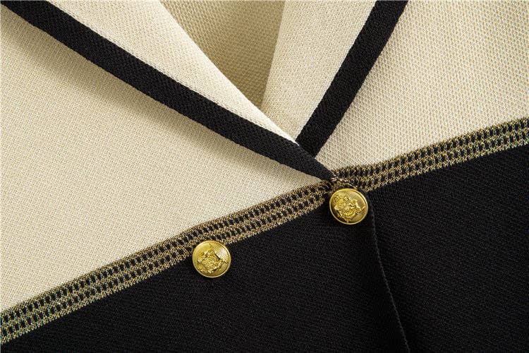 Marayn - Wholesale Suit Set - Women's - Chic Colorblock Knit Suit Spring 2025 Fashion12