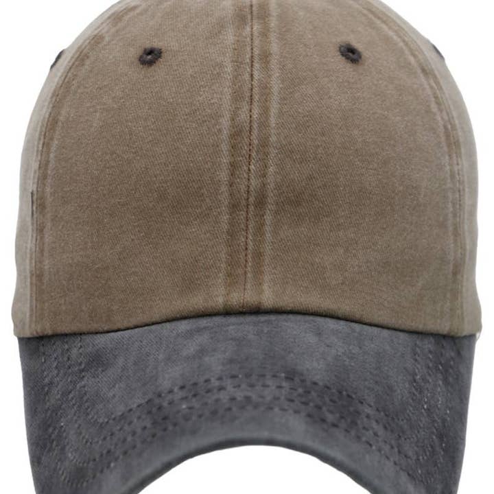 Cap Zone - Wholesale Baseball Cap - Unisex - Two Tone Garment Dye Unstructured Cotton Cap4