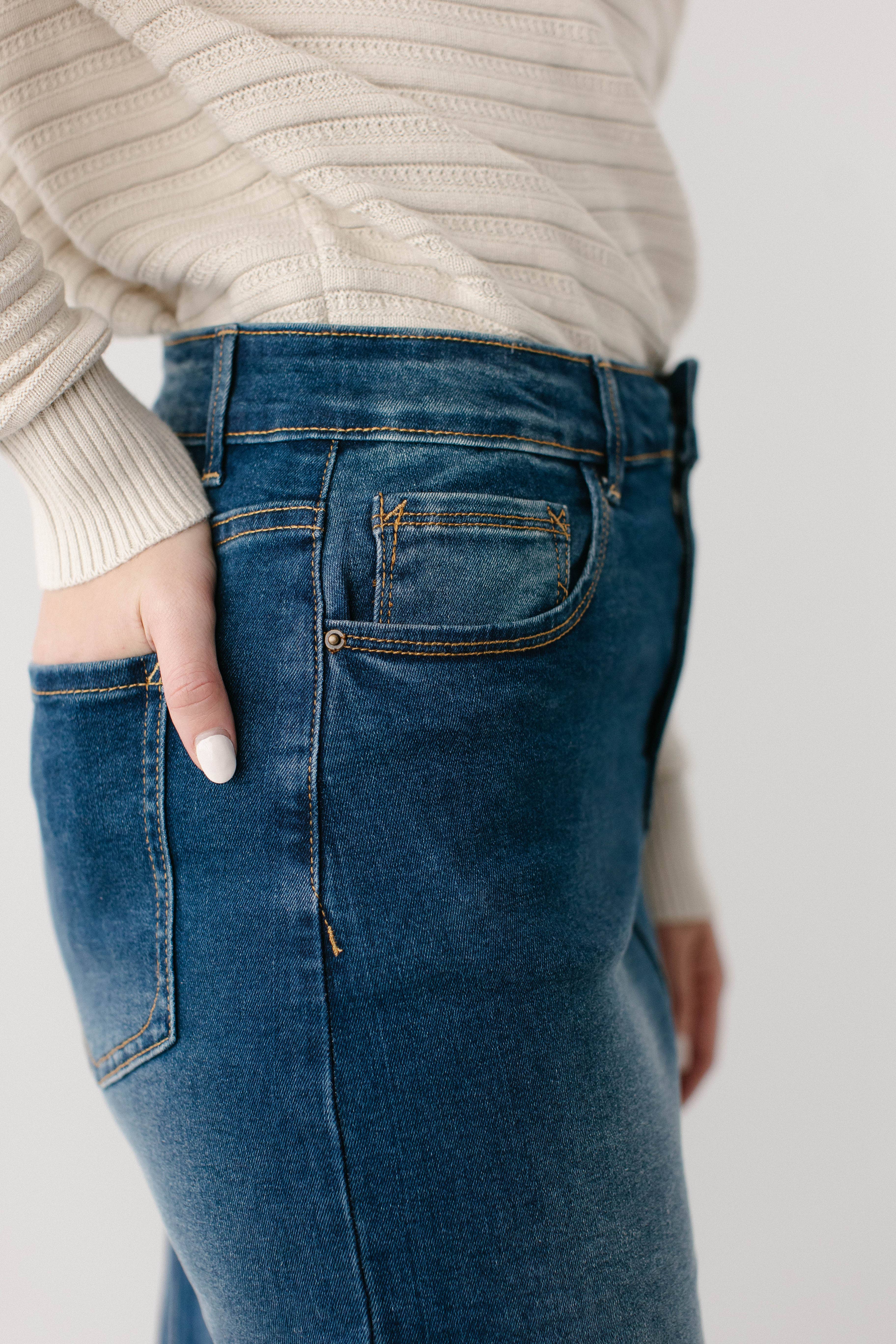 The Main Street Exchange - Wholesale Skirt - Women's - 'Wren' Classic Denim Skirt5