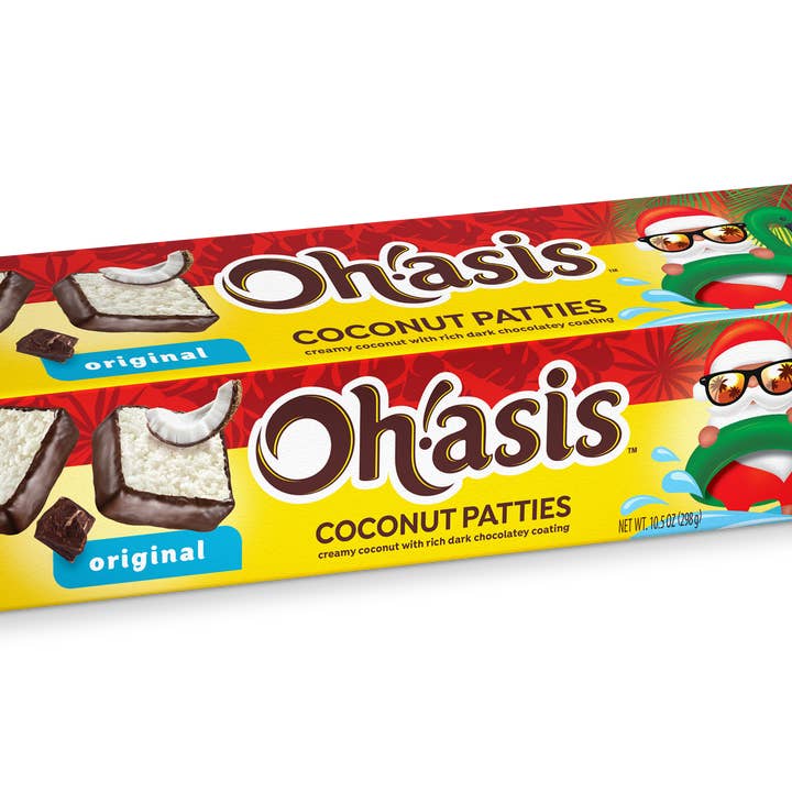 HOLIDAY SANTA OriginalCnct Pty 10.5 oz Giftbox for wholesale by LAS OLAS CONFECTIONS