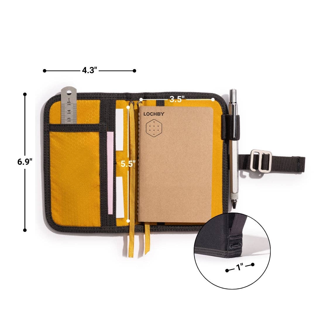 LOCHBY - Vendita all'ingrosso Diari/agende - Mini diario da campo compatto con sistema elastico per 4 taccuini14