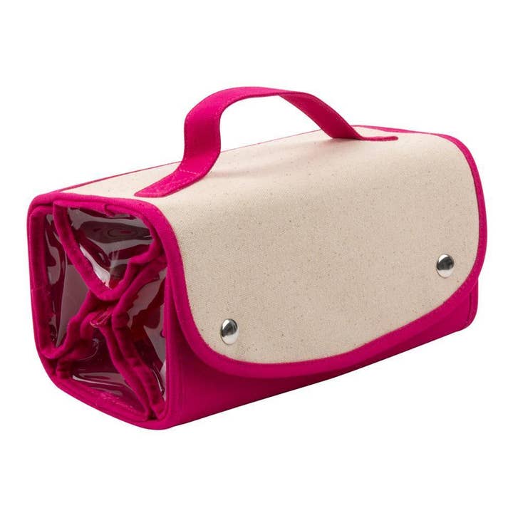 Mainstreet Collection - Wholesale Makeup/Cosmetic Bag - Canvas Roll Up Cosmetic