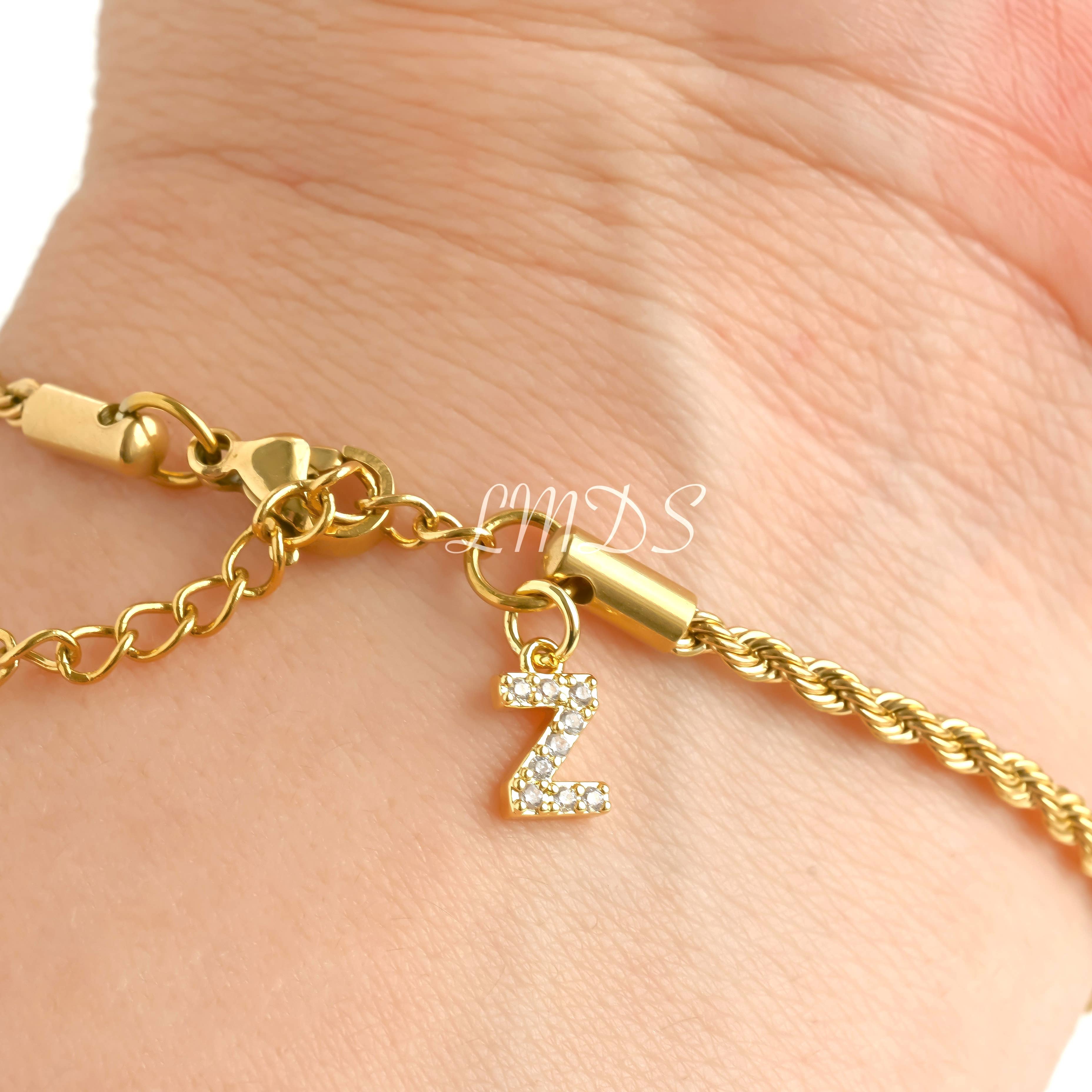 Blueyejewelry - Wholesale Link & Chain Bracelet - Rope Chain Bracelet - 2.5 MM Twisted Chain Bracelet 2