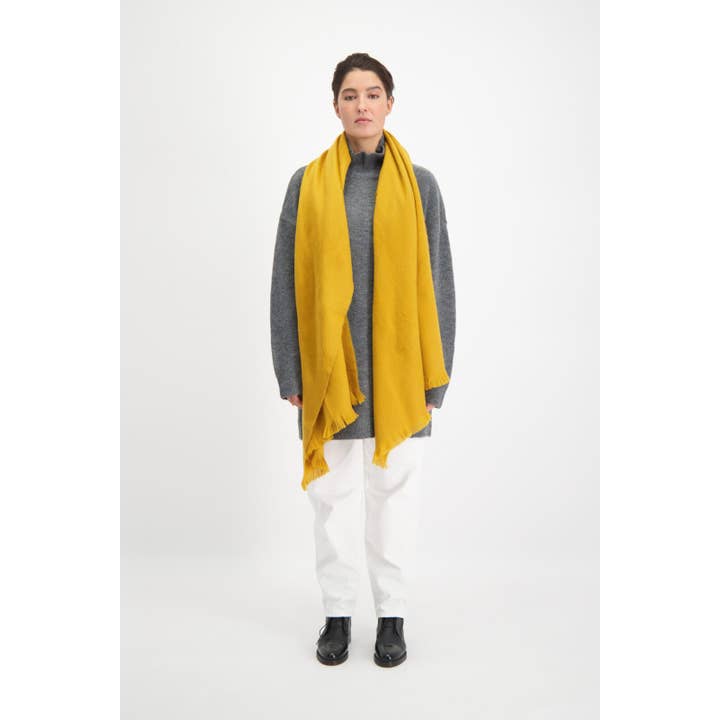 ALPACA LOCA - Wholesale Scarf - Unisex - Scarf Ocher2