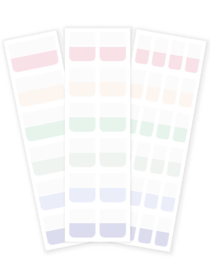 Selbstklebende Tabs (126 Tabs) für den Großhandel von Happinote