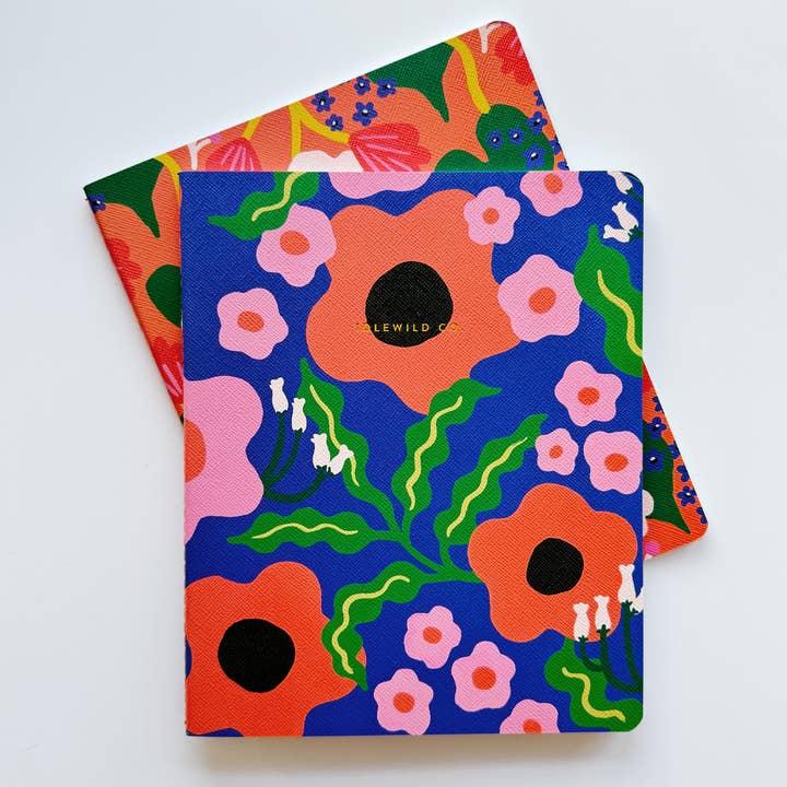 Idlewild Co. – wholesale Notebook – Wavy Daisy Notebook Duo