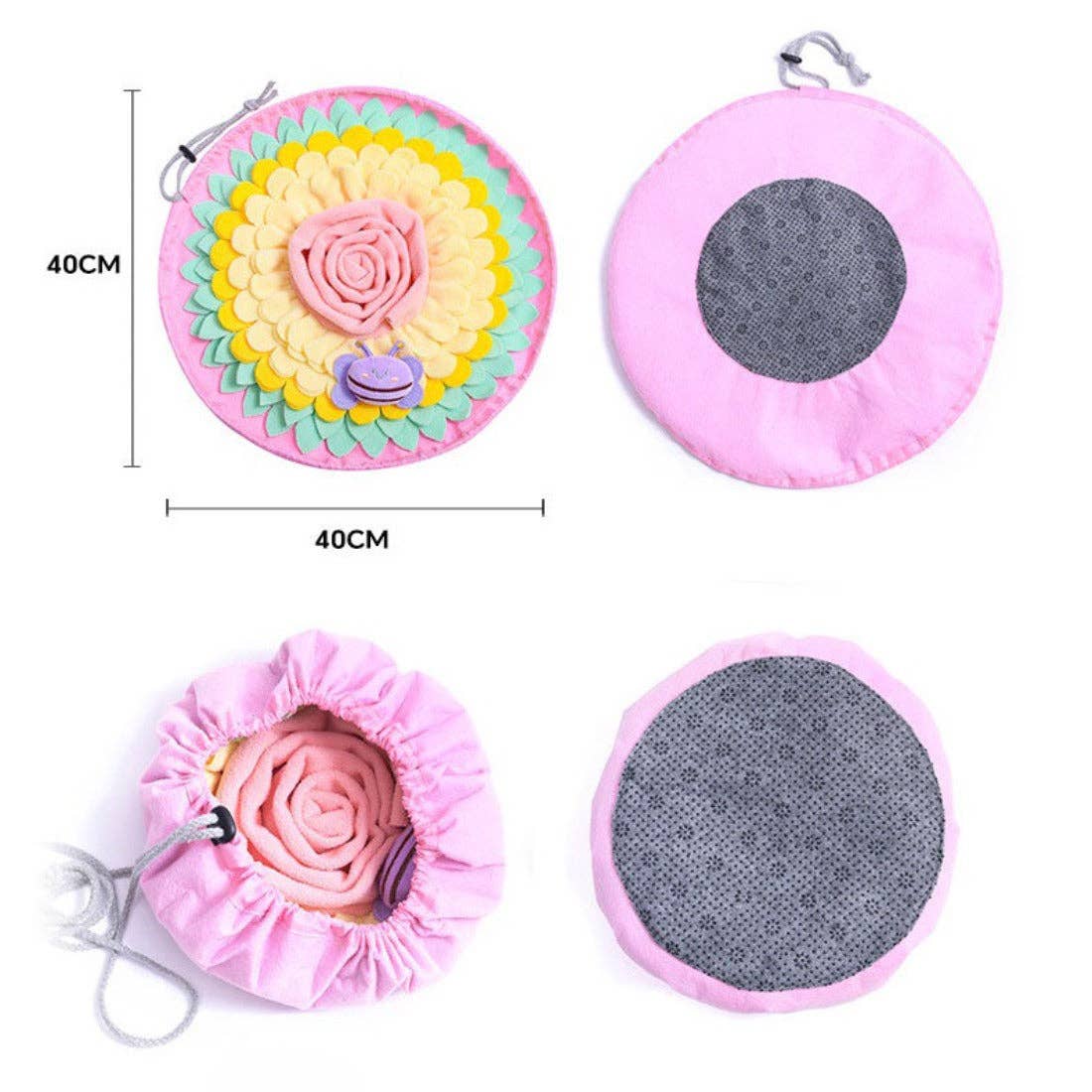 Cheerhunting - Wholesale Pet Food Mat - Dog - Snuffy - Flower Snuffle Mat for Dogs | Interactive Treat Puzzle | Washable Pet Enrichment Toy4