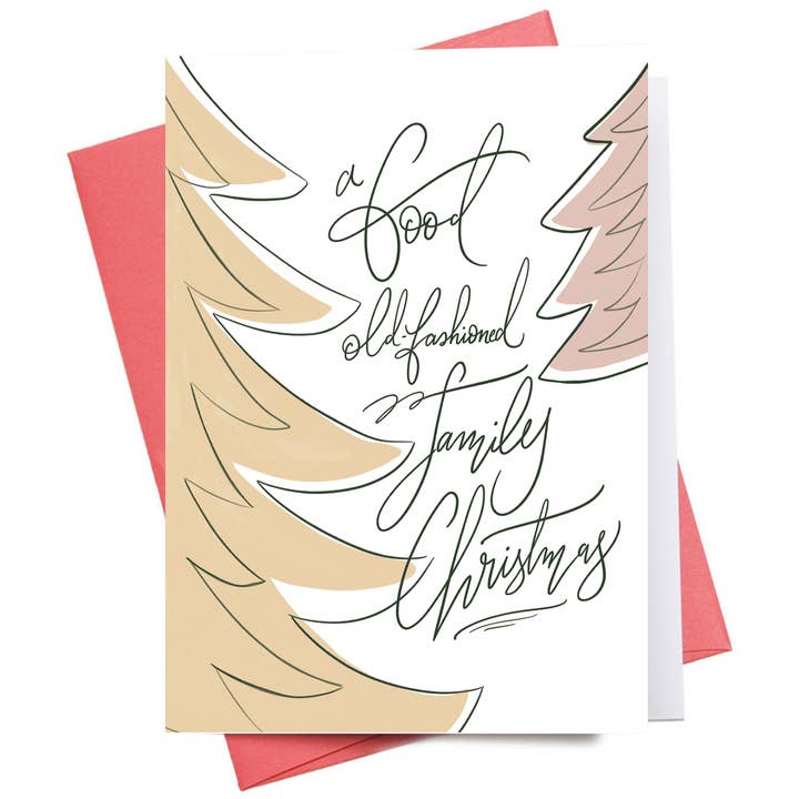 Family Christmas | Kerst wenskaart voor wholesale door Inkwell Cards