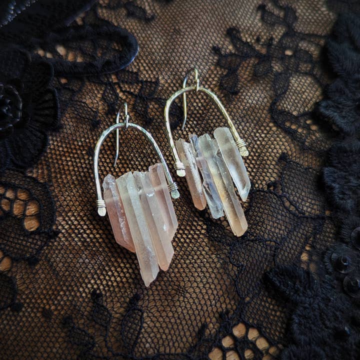 Maxi Cif Designs - Wholesale Dangle Earrings - Crystal Peake Earrings