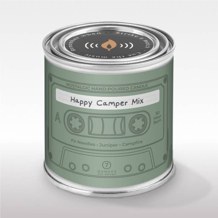 Happy Camper Mix Coconut + Soy Candle for wholesale by Reverie State