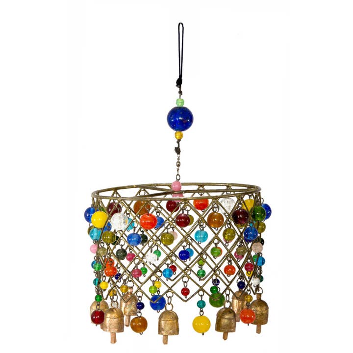 Moksha Imports - Wholesale Wind Chime - Lighted Luminaries Mobile with Beads & Bells