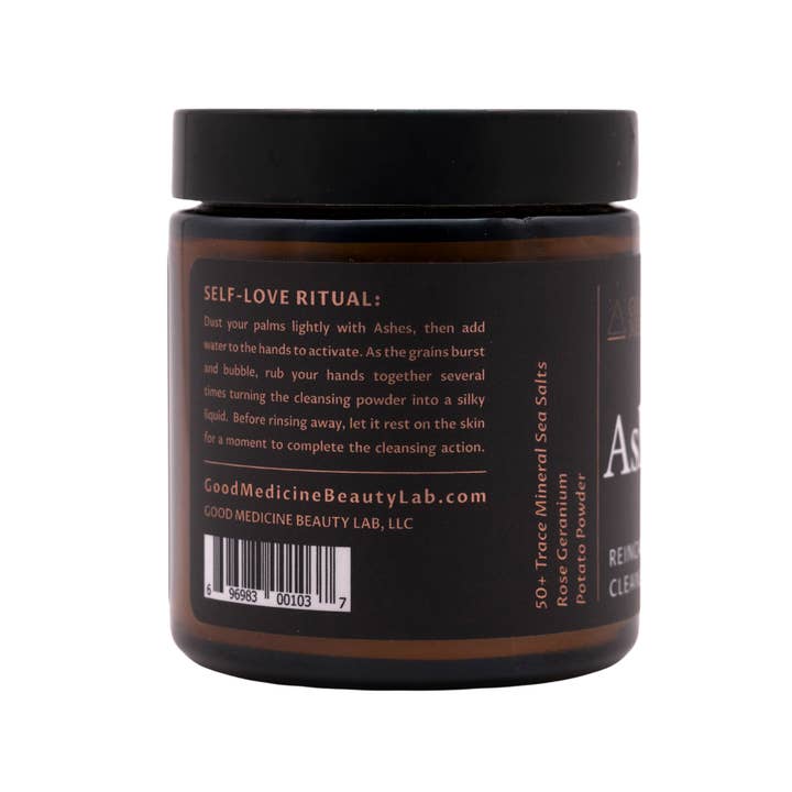 Good Medicine Beauty Lab - Wholesale Facial Cleanser - ASHES Reincarnation Cleansing Grains - Facial Cleanser1
