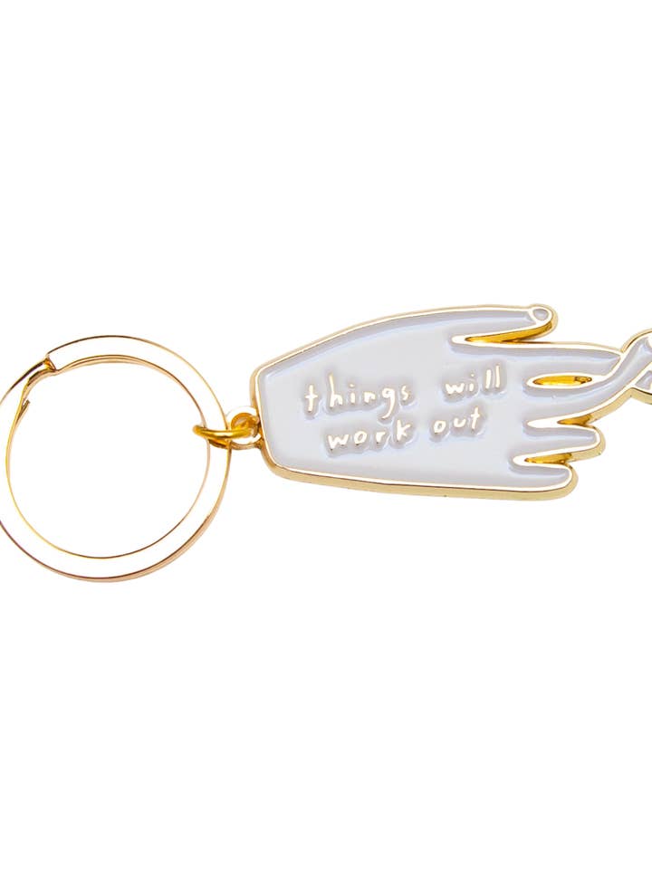 Things Will Work Out Keychain - Case Pack of 6 for wholesale by People I've Loved