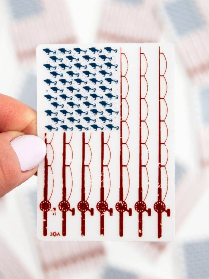 30A Reel Flag Sticker for wholesale by 30A Gear