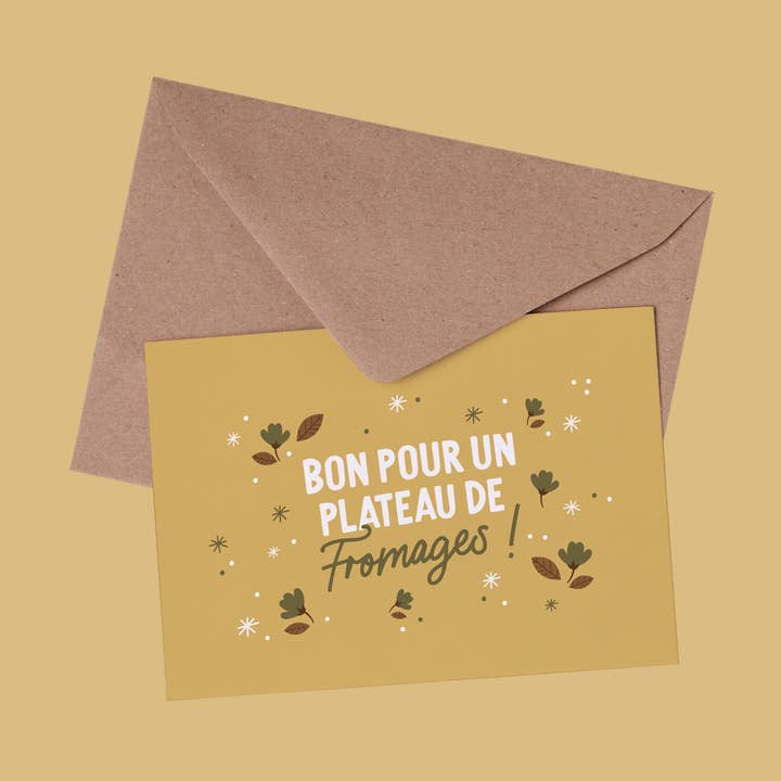 Card - Good for a cheese platter for wholesale by Les Petites Dates