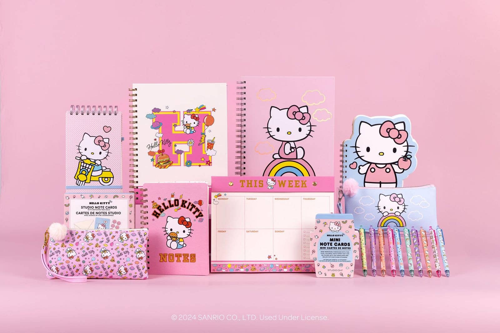 Studio Oh! - Wholesale Pencil Case/Pouch - Hello Kitty College Letters Pencil Pouch5