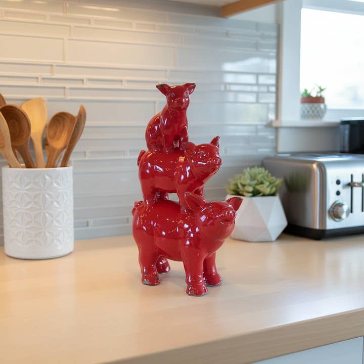 Drew Derose Design - Vendita all'ingrosso Statuette decorative - Zucca in ceramica blu navy – Decorazione da tavolo autunnale in stile rustico