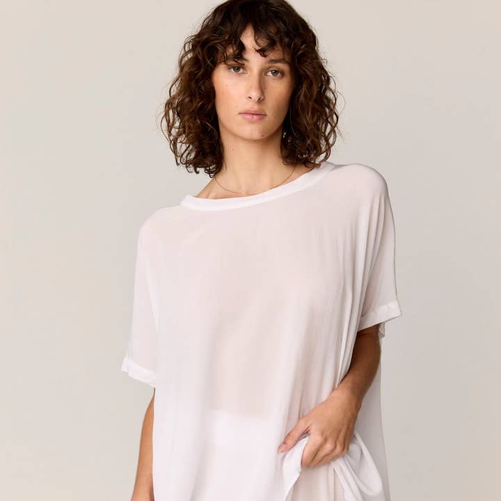 STAR TOP - BLANC and other Purchase Wholesale crepe silk sarees. Free Returns & Net 60 Terms on Faire trending on Faire.