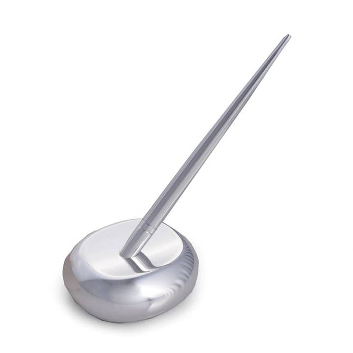 Versilberter ovaler Stifthalter mit für den Großhandel von BeyBerk International