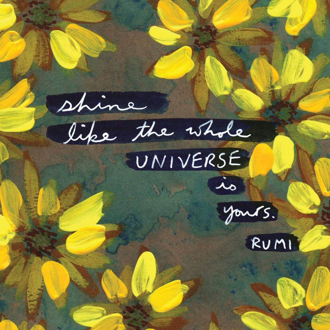 Tiny and Snail - Wholesale Encouragement Card - Sunflower Shine1