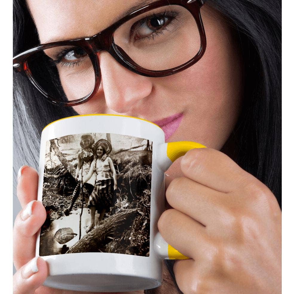 3dRose - Wholesale Coffee Mug - 3dRose, Trout Fishing Sepia tone, Mug1