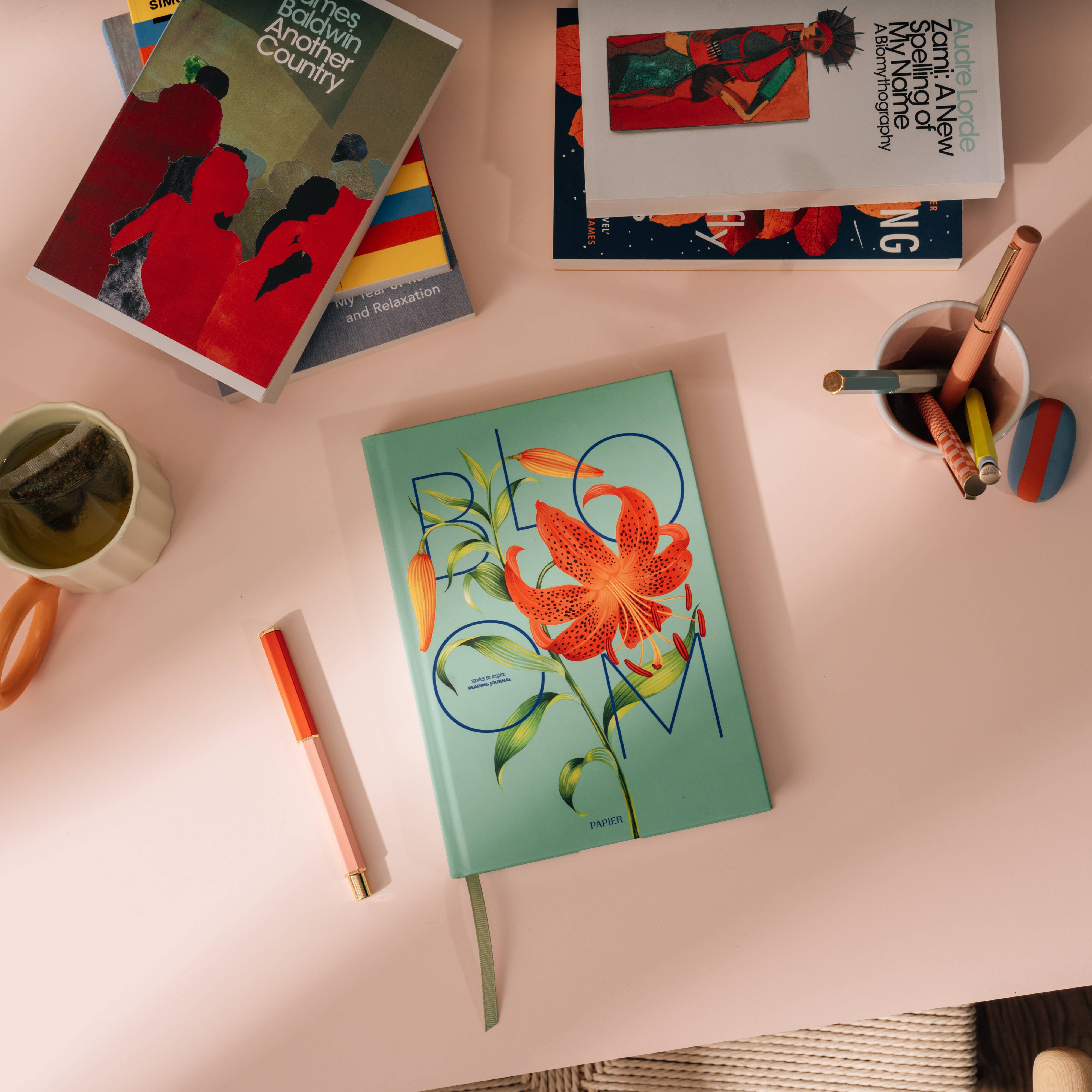 Papier - Wholesale Journal/Diary - Guided Reading Journal, A5 Hardcover - Lily in Bloom 3