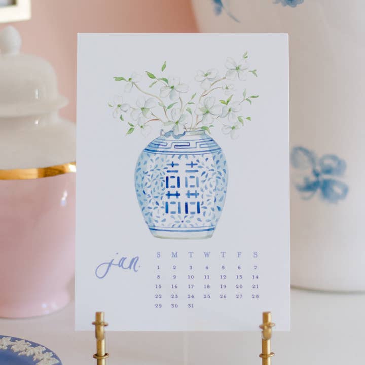 Grandmillennial-kalender 2025 voor wholesale door Simply Jessica Marie