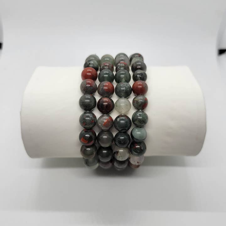 African Bloodstone Stone Armbanden Half-edelsteen voor wholesale door The Raven's Edge