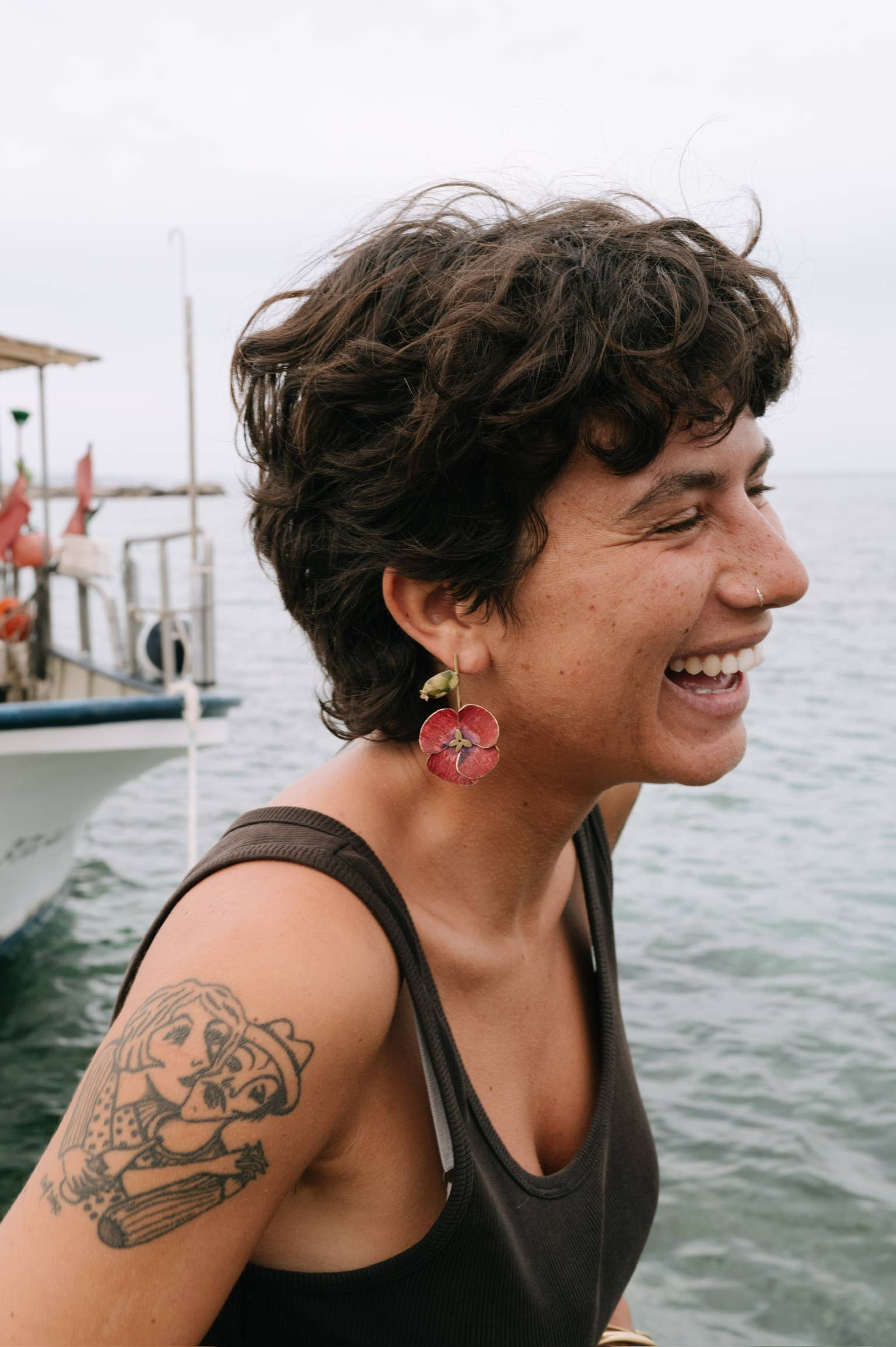 Maria rosua - Wholesale Dangle Earrings - Garden Poppy Earrings4