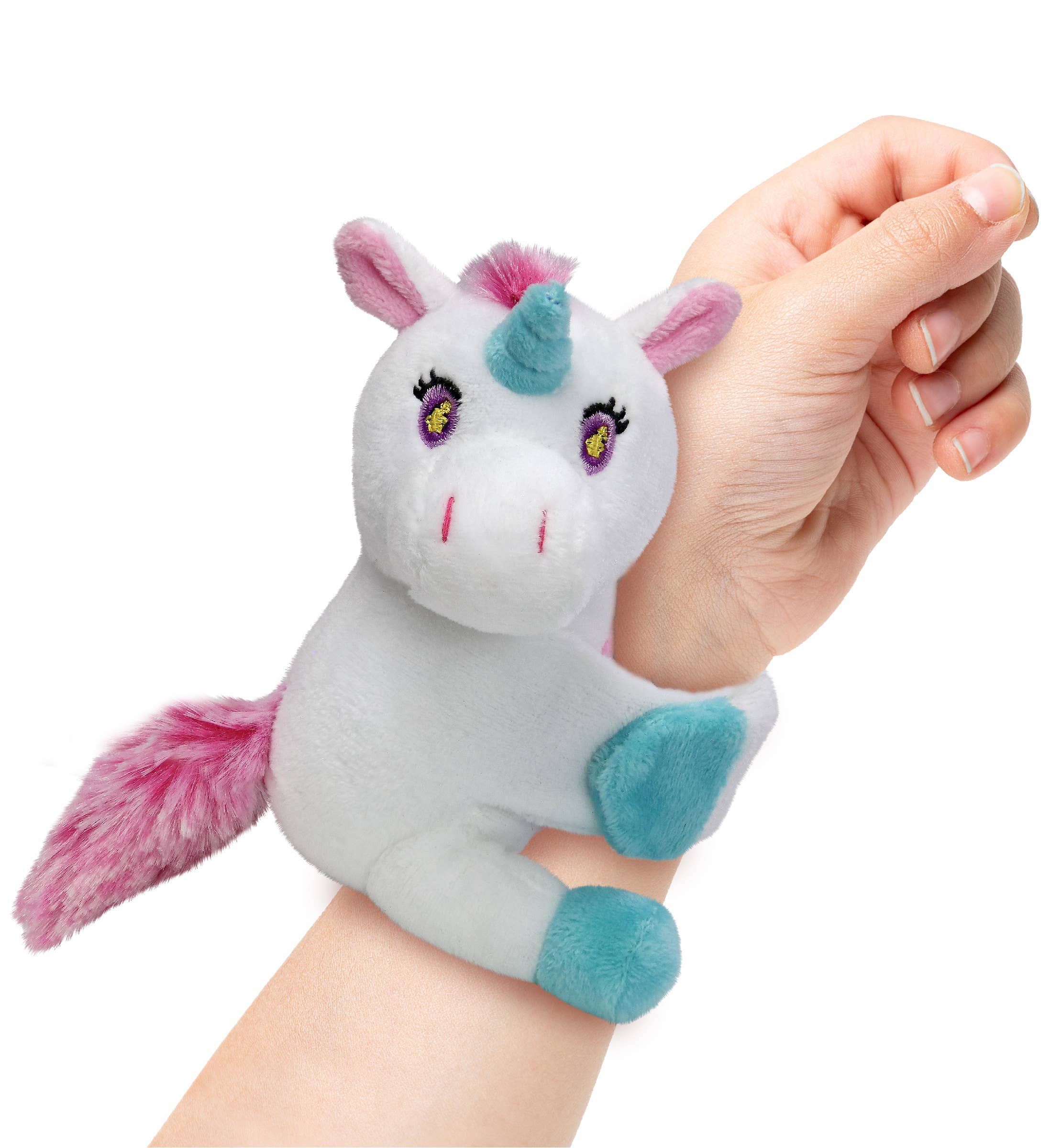 Cota Global - Wholesale Stuffed/Plush Toy - Kids & Baby - Slap Bracelet Plush - Unicorn