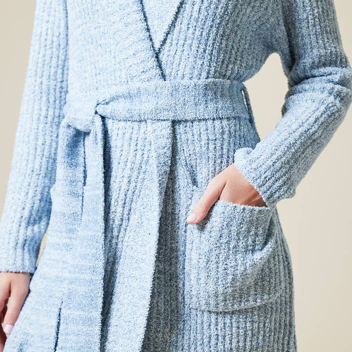 Softies - Wholesale Robe - Women's - Soft and Plush 38" Marshmallow Rib Women's Wrap Robe