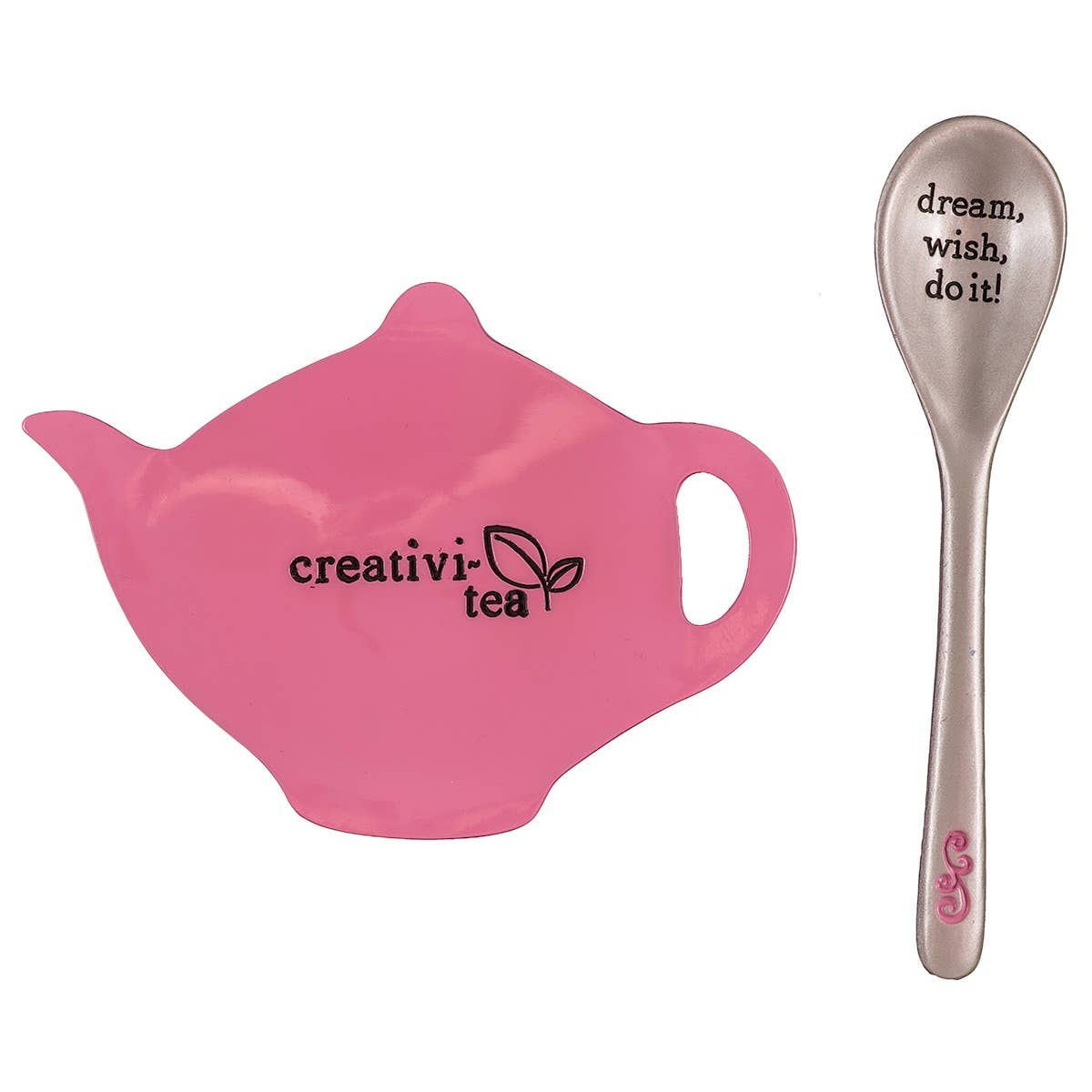 Abbey + CA Gift - Wholesale Serving Tray - Tea Time Tea Bag Tray & Spoon Sets3