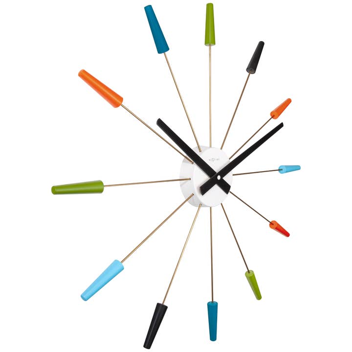 Unek Goods LLC - Wholesale Wall Clock - Plug Inn vintage color - Wall clock – 22.8"  - Vintage3