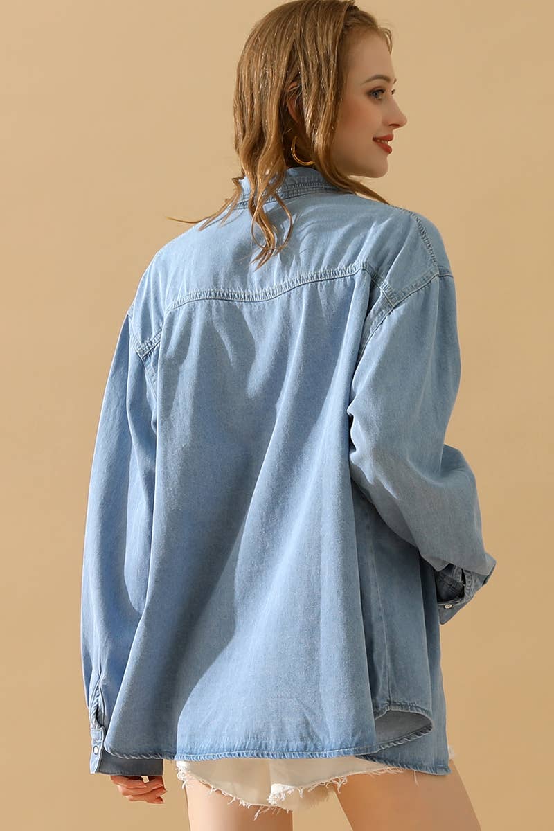 LIGHTBLUE CWTSTL0265-B_SIMPLE POKCET DENIM LONG SLEEVE SHIRTS for wholesale on Faire3