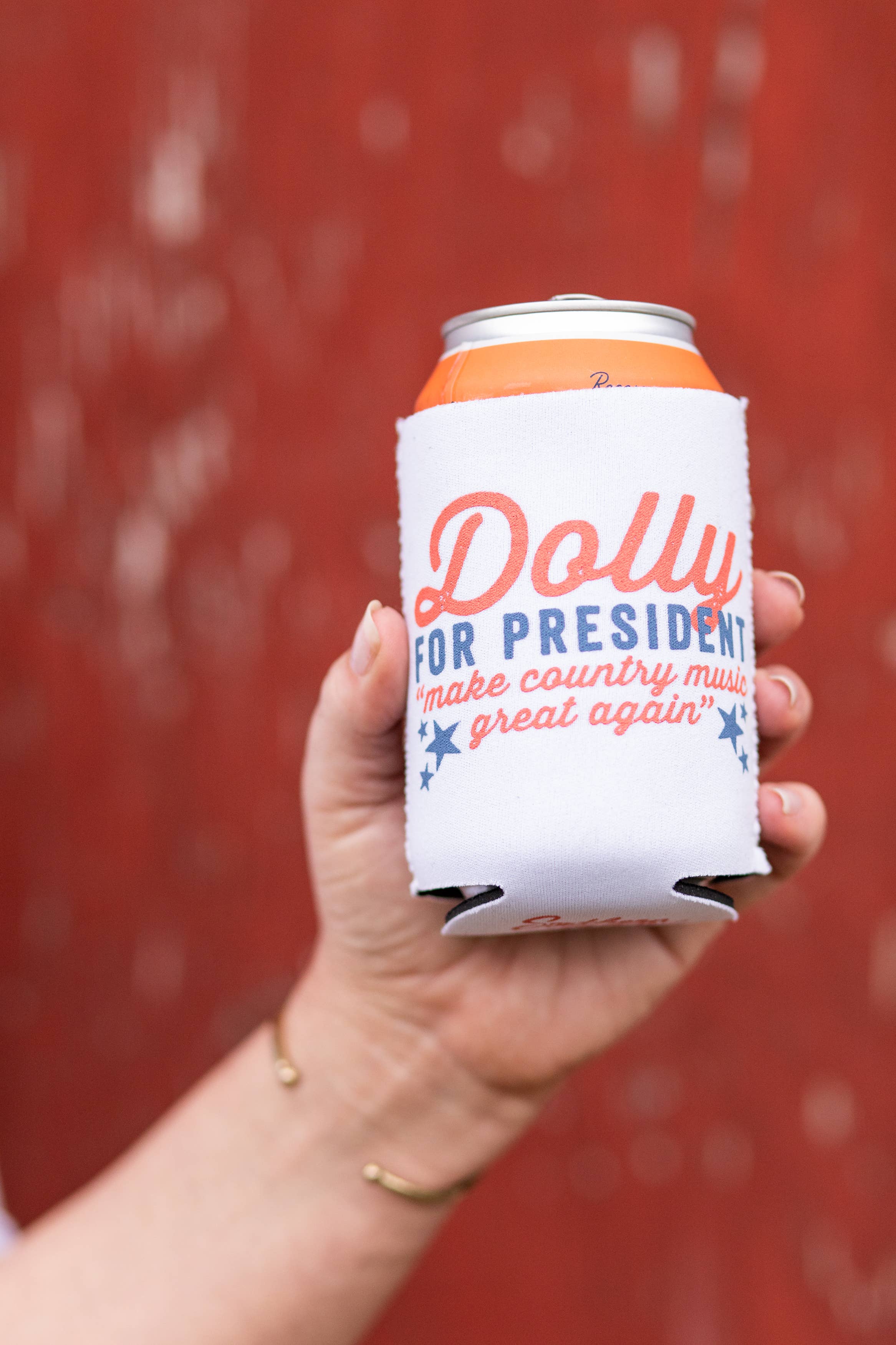 SOUTHERN FRIED DESIGN BARN - Wholesale Drink Huggers & Koozies - Dolly for President - Coozie1