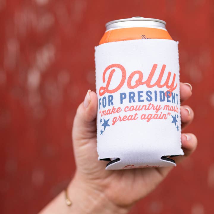 SOUTHERN FRIED DESIGN BARN - Wholesale Drink Huggers & Koozies - Dolly for President - Coozie1