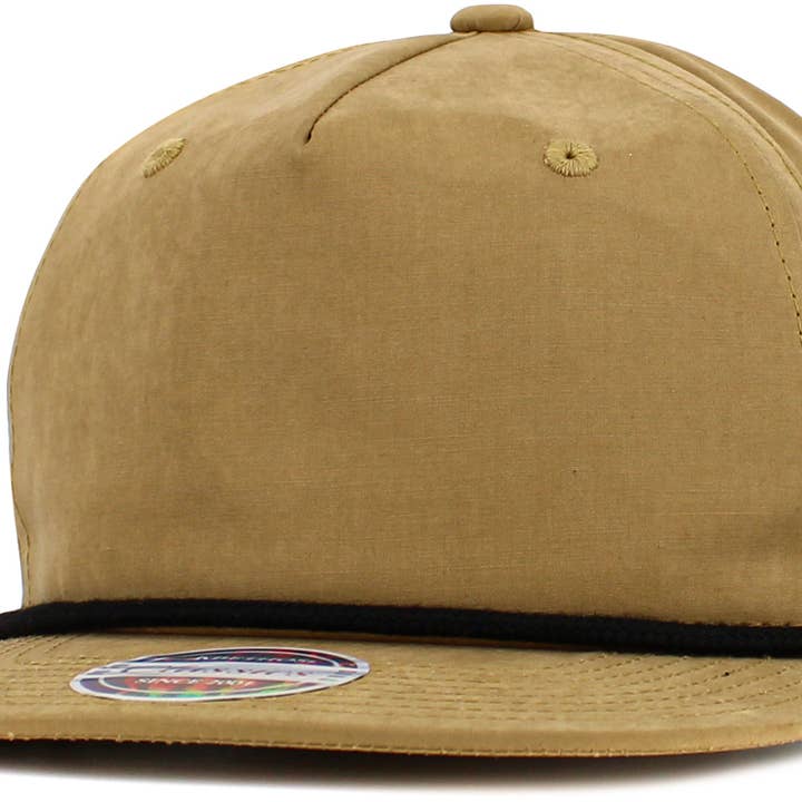 KBETHOS - Venta al por mayor Gorra snapback - Unisex - Gorra snapback de 5 paneles sin estructura con cuerda de algodón peinado y poliéster18