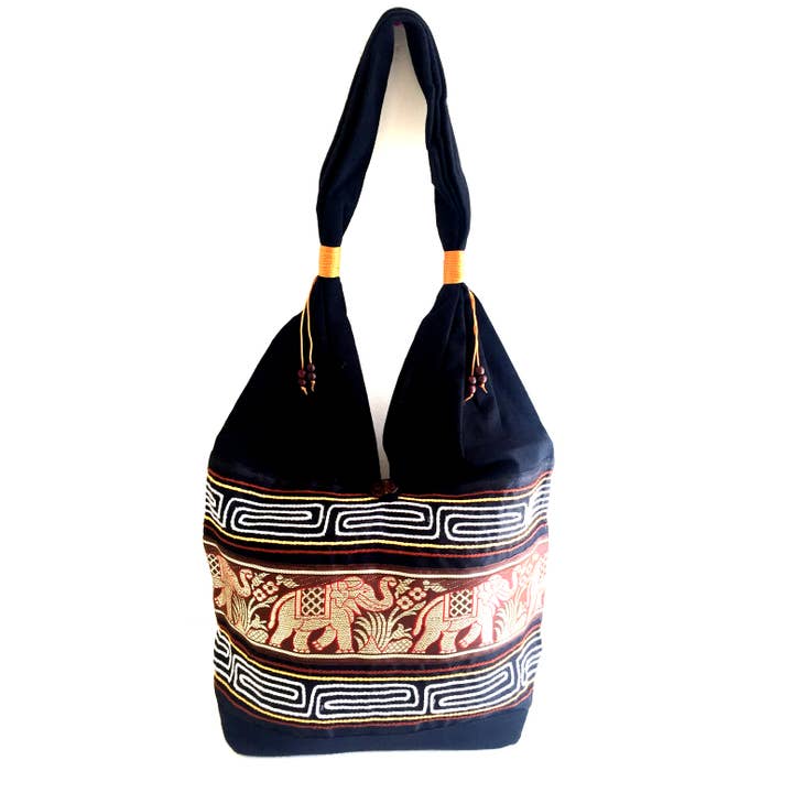 OMA - Eclectic Home - Wholesale Crossbody Bag - Women's - Thai Silk Sling Shoulder Bag Purse - Assorted Designs