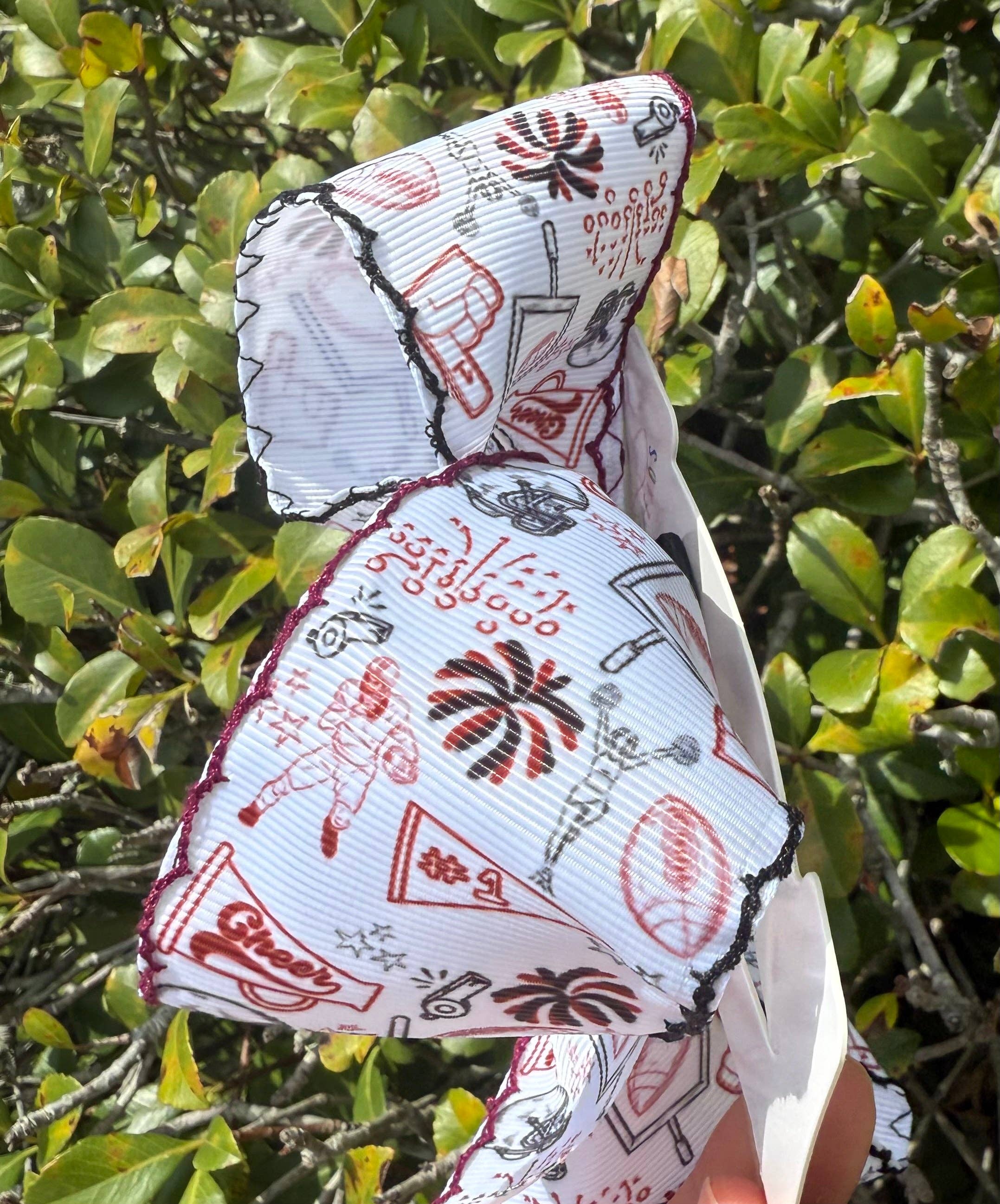 Just For Fun Threads – wholesale Hair bow – Kids – Stadium Style Moonstitch Hair Bows11