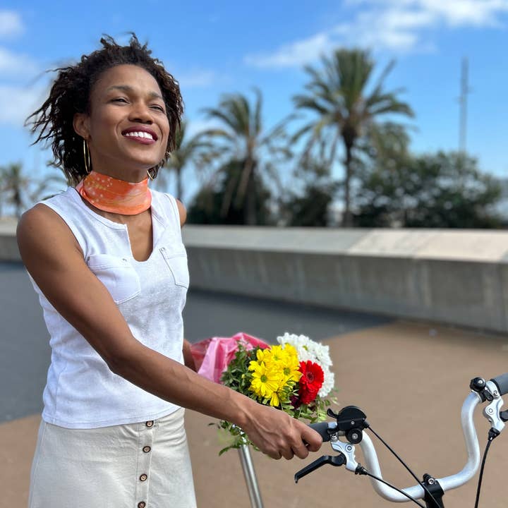 Bonito Mundo - Wholesale Scarf - Women's - Twilly Dreams - Natural Silk Ribbon3