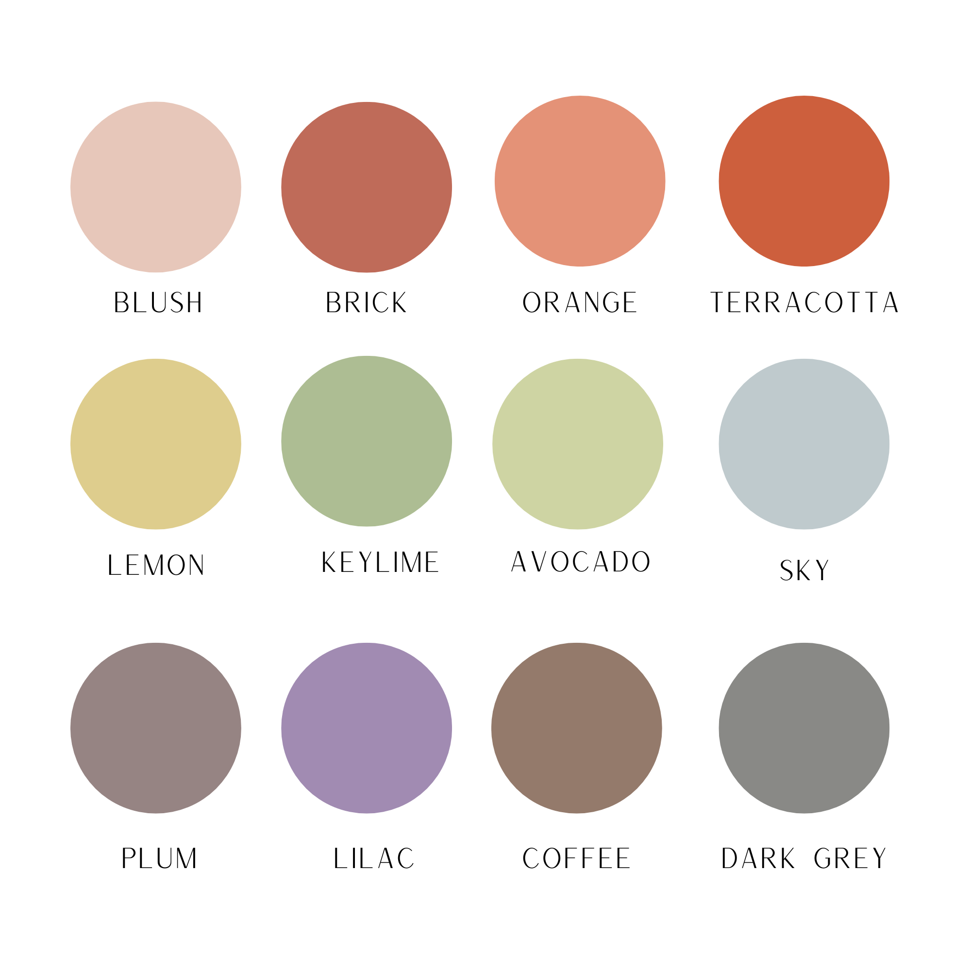 Lex Moderne - Wholesale Coasters - Round Cement Coasters Set5